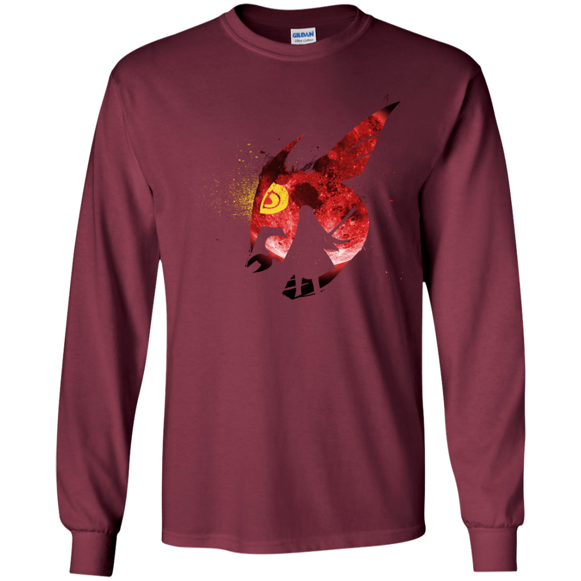 T-Shirts Maroon / YS Night Reid Youth Long Sleeve T-Shirt