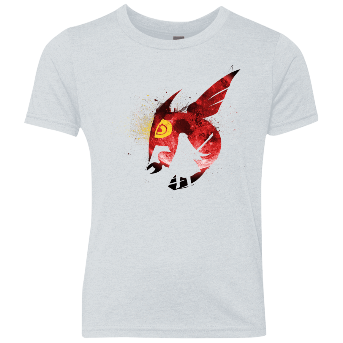 T-Shirts Heather White / YXS Night Reid Youth Triblend T-Shirt