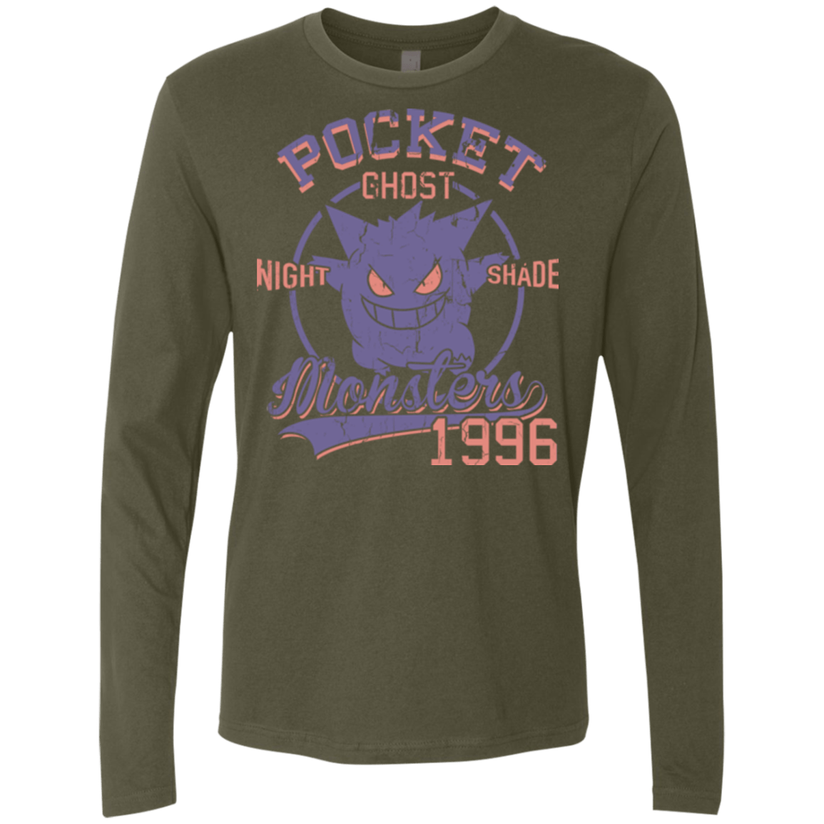 T-Shirts Military Green / Small Night Shade Men's Premium Long Sleeve