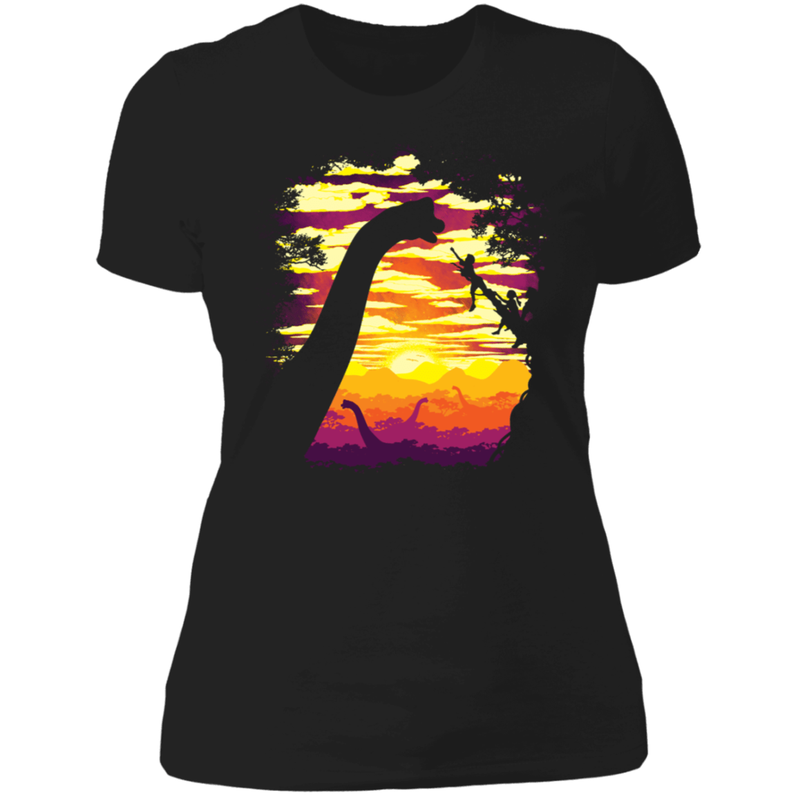 T-Shirts Black / X-Small Night Tree Women's Premium T-Shirt