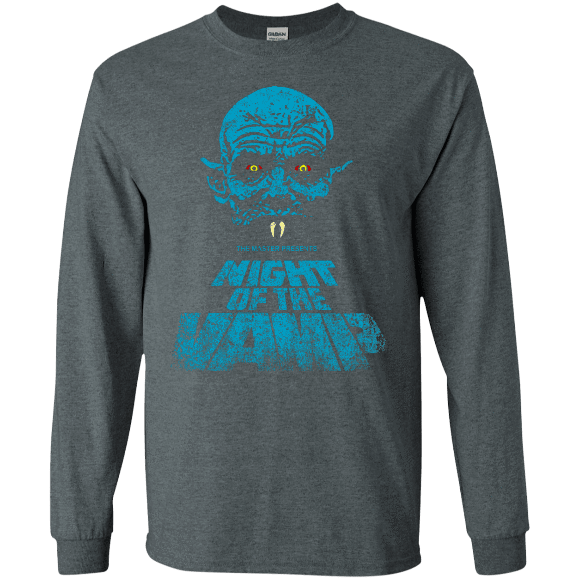 T-Shirts Dark Heather / S Night Vamp Men's Long Sleeve T-Shirt
