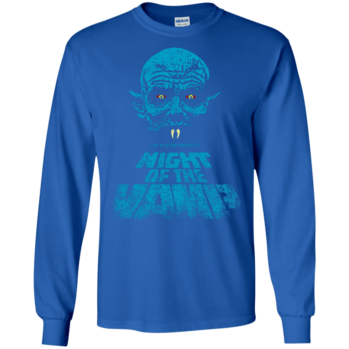 T-Shirts Royal / S Night Vamp Men's Long Sleeve T-Shirt