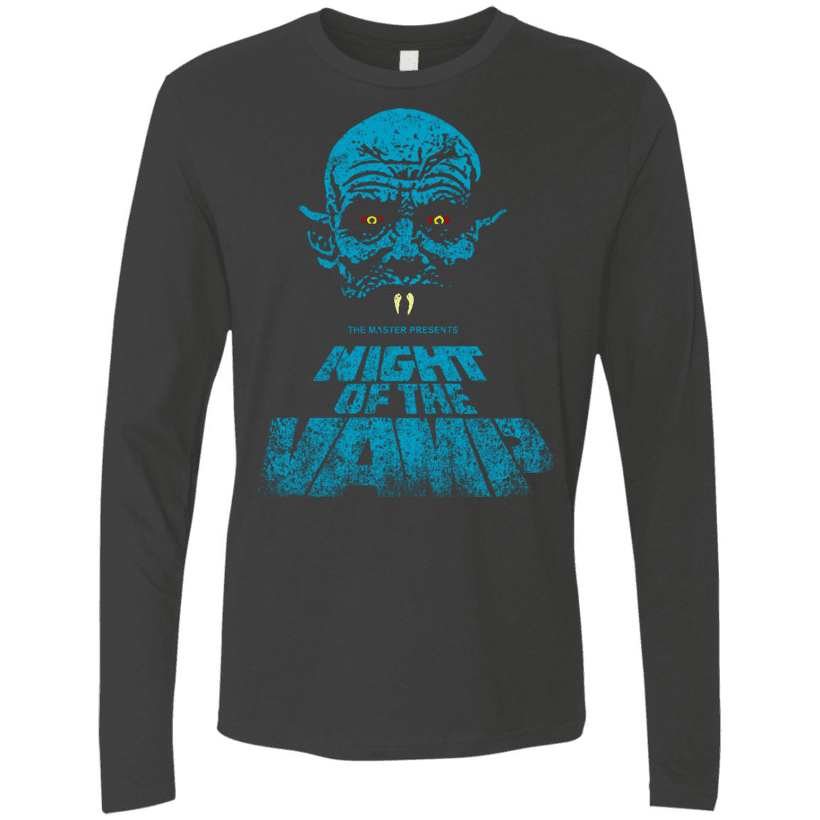 T-Shirts Heavy Metal / S Night Vamp Men's Premium Long Sleeve