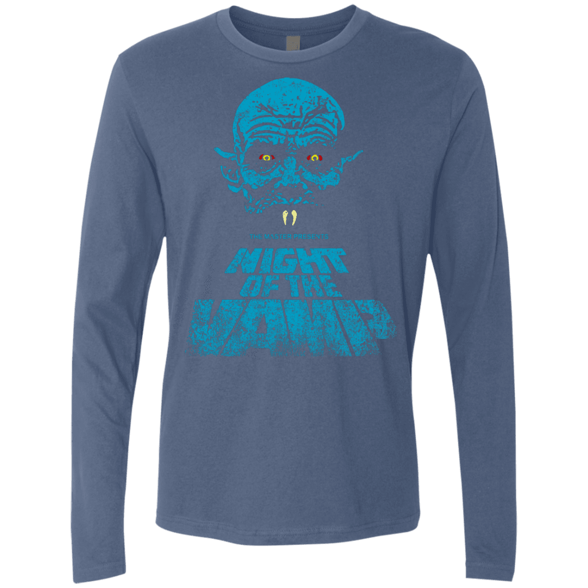 T-Shirts Indigo / S Night Vamp Men's Premium Long Sleeve
