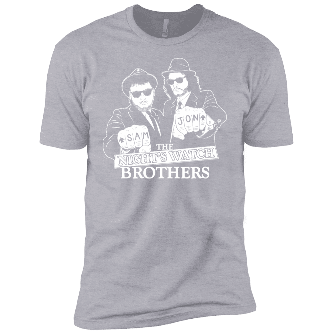 T-Shirts Heather Grey / YXS Night Watch Brothers Boys Premium T-Shirt