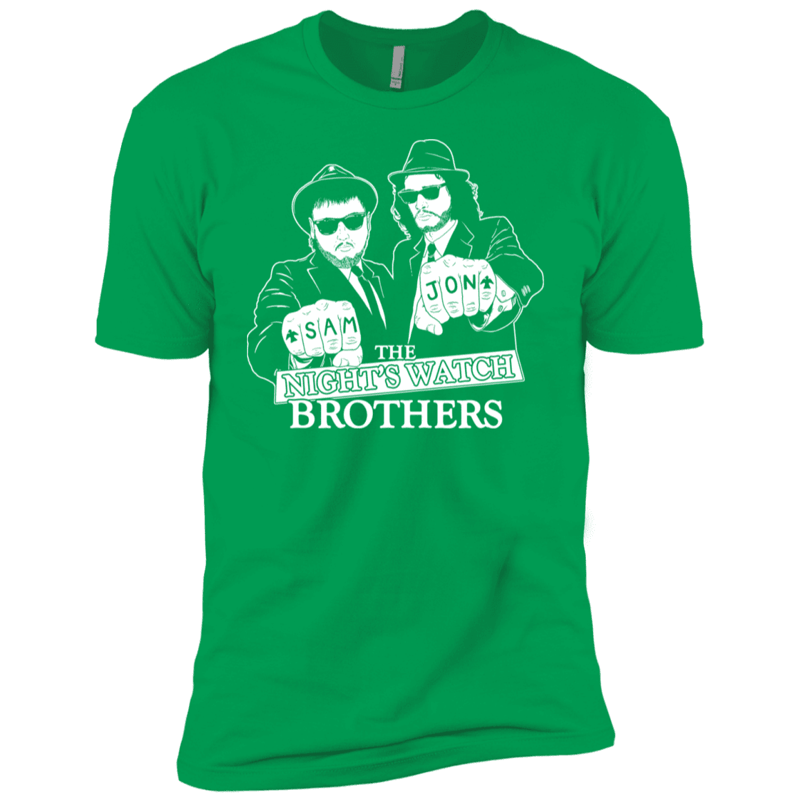T-Shirts Kelly Green / YXS Night Watch Brothers Boys Premium T-Shirt