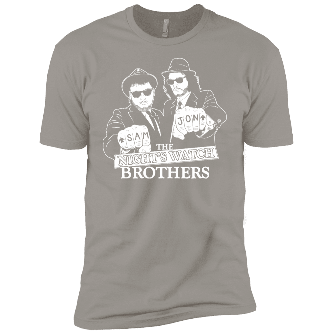 T-Shirts Light Grey / YXS Night Watch Brothers Boys Premium T-Shirt