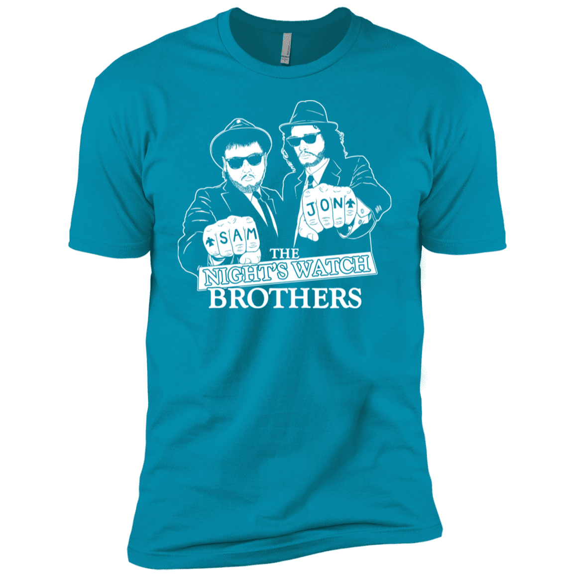 T-Shirts Turquoise / YXS Night Watch Brothers Boys Premium T-Shirt