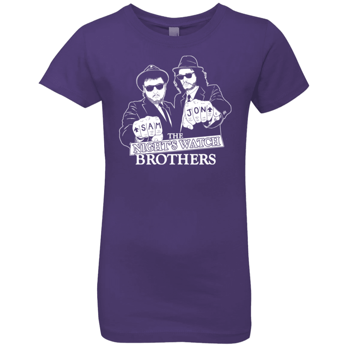 T-Shirts Purple Rush / YXS Night Watch Brothers Girls Premium T-Shirt