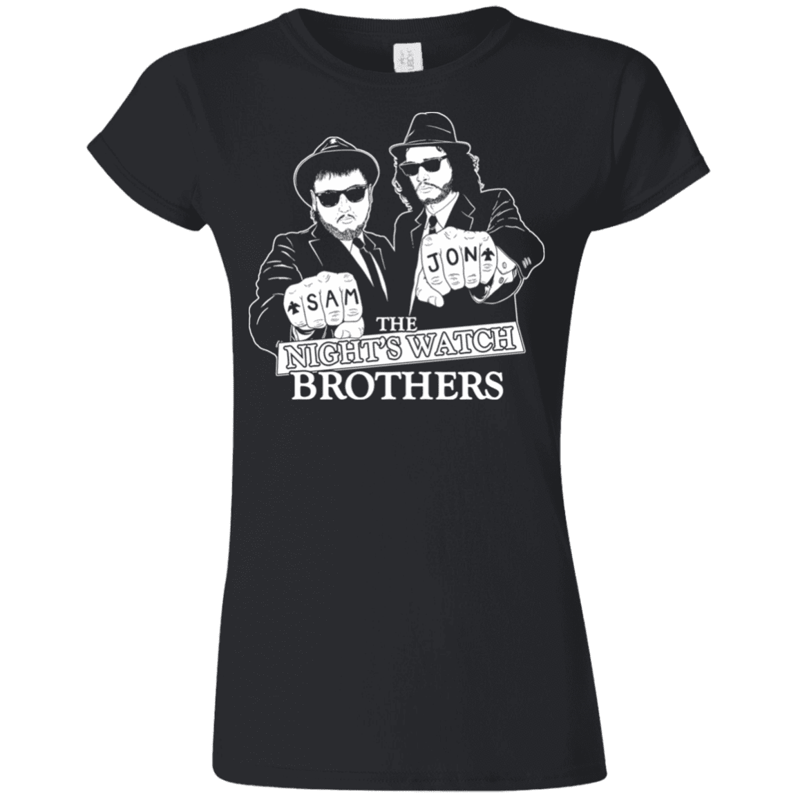 T-Shirts Black / S Night Watch Brothers Junior Slimmer-Fit T-Shirt