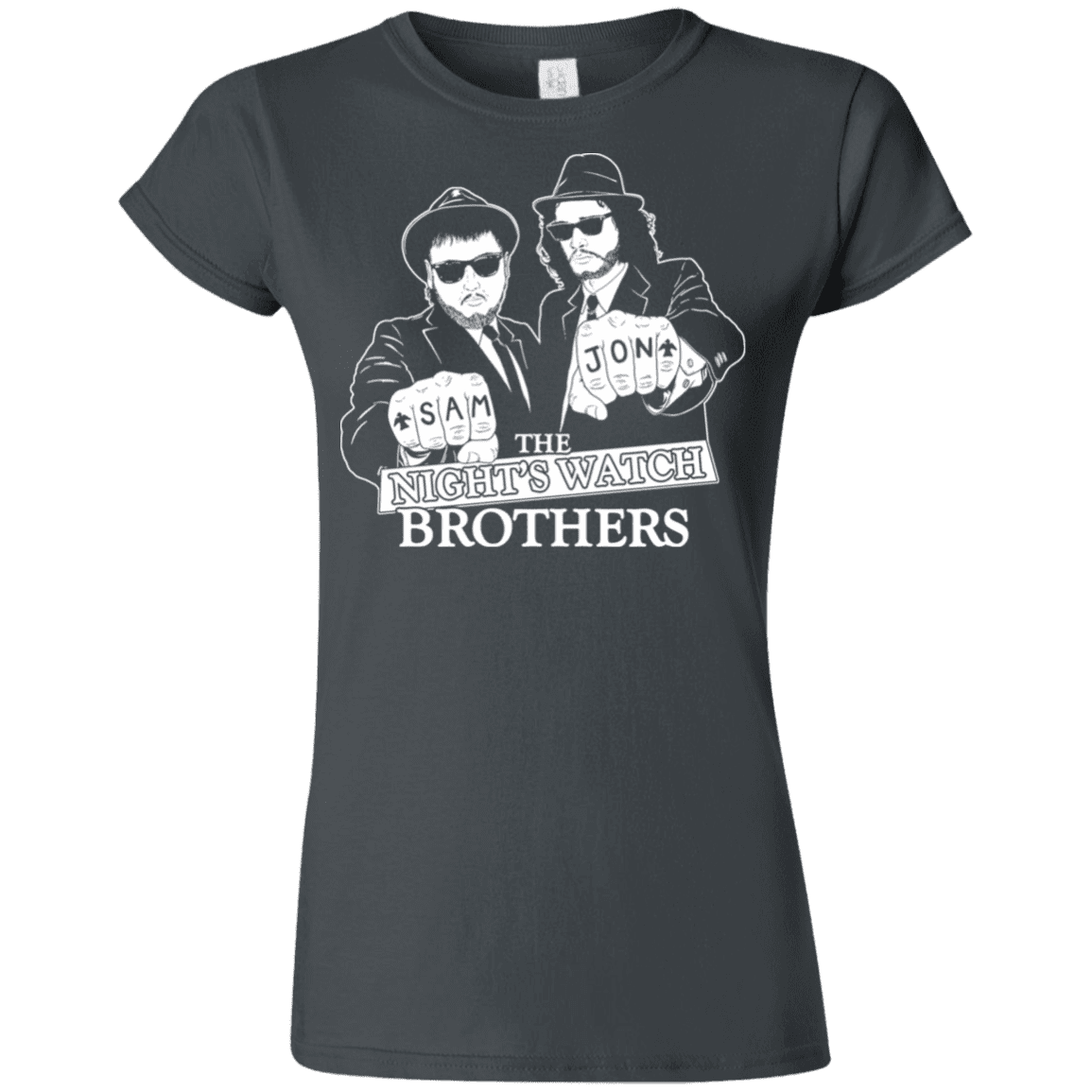 T-Shirts Charcoal / S Night Watch Brothers Junior Slimmer-Fit T-Shirt