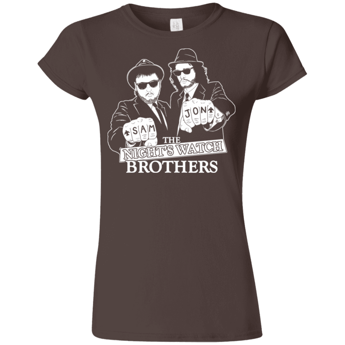 T-Shirts Dark Chocolate / S Night Watch Brothers Junior Slimmer-Fit T-Shirt