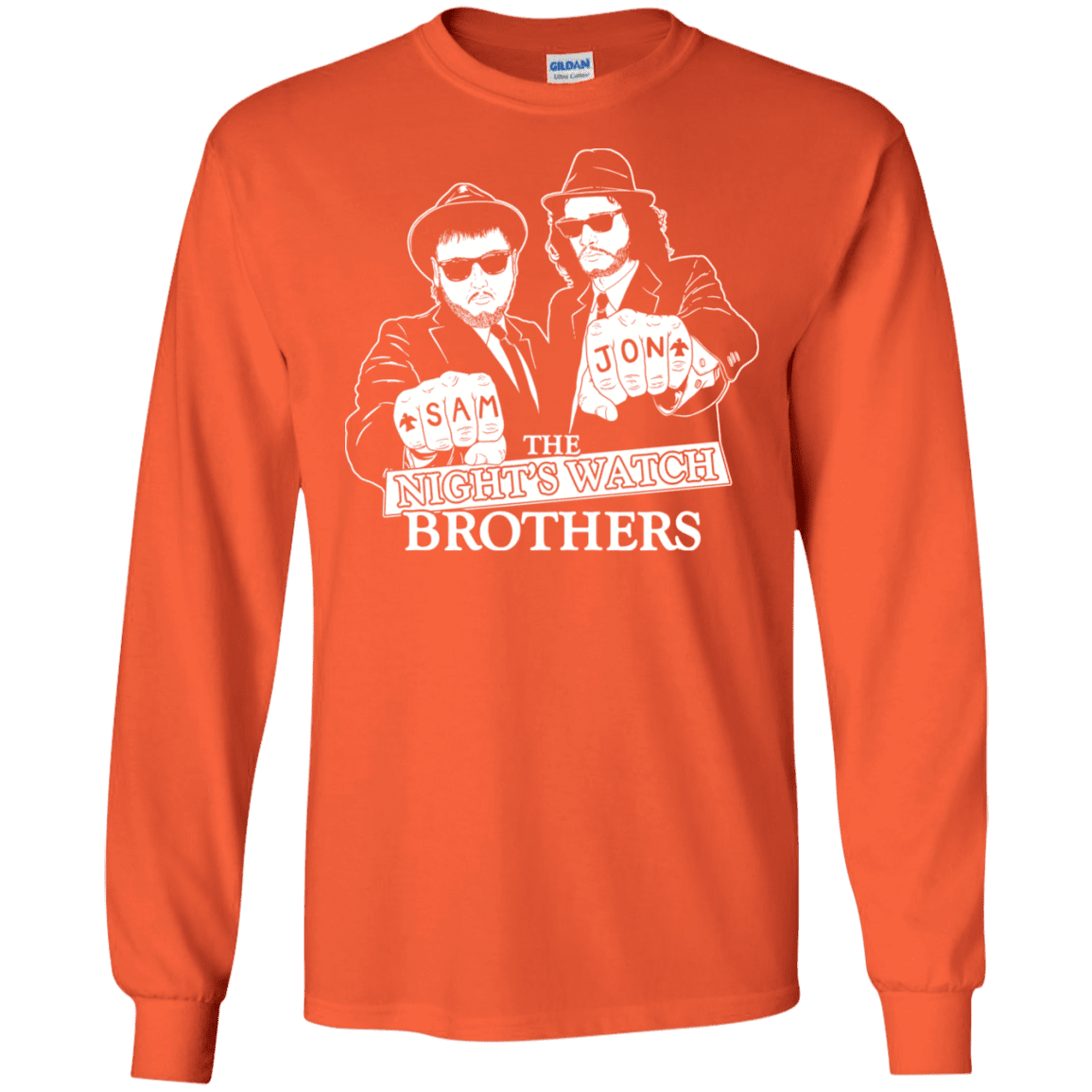 T-Shirts Orange / S Night Watch Brothers Men's Long Sleeve T-Shirt
