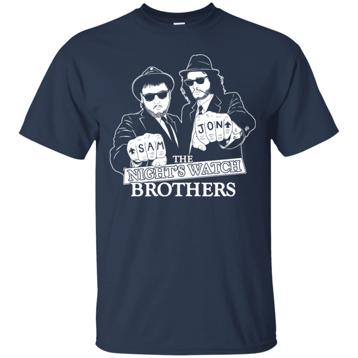 T-Shirts Navy / S Night Watch Brothers T-Shirt