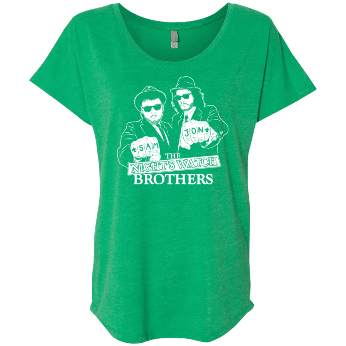 T-Shirts Envy / X-Small Night Watch Brothers Triblend Dolman Sleeve