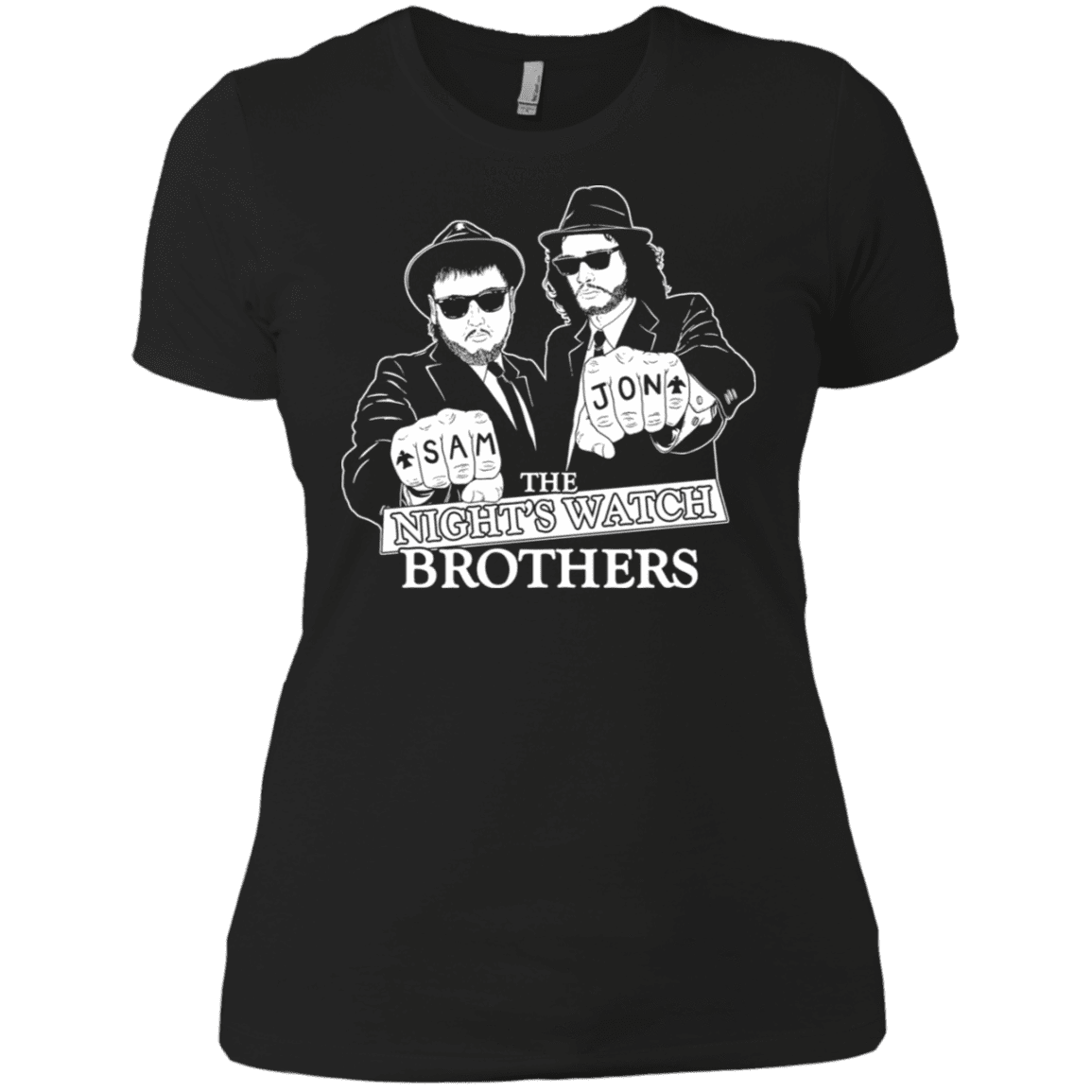 T-Shirts Black / X-Small Night Watch Brothers Women's Premium T-Shirt