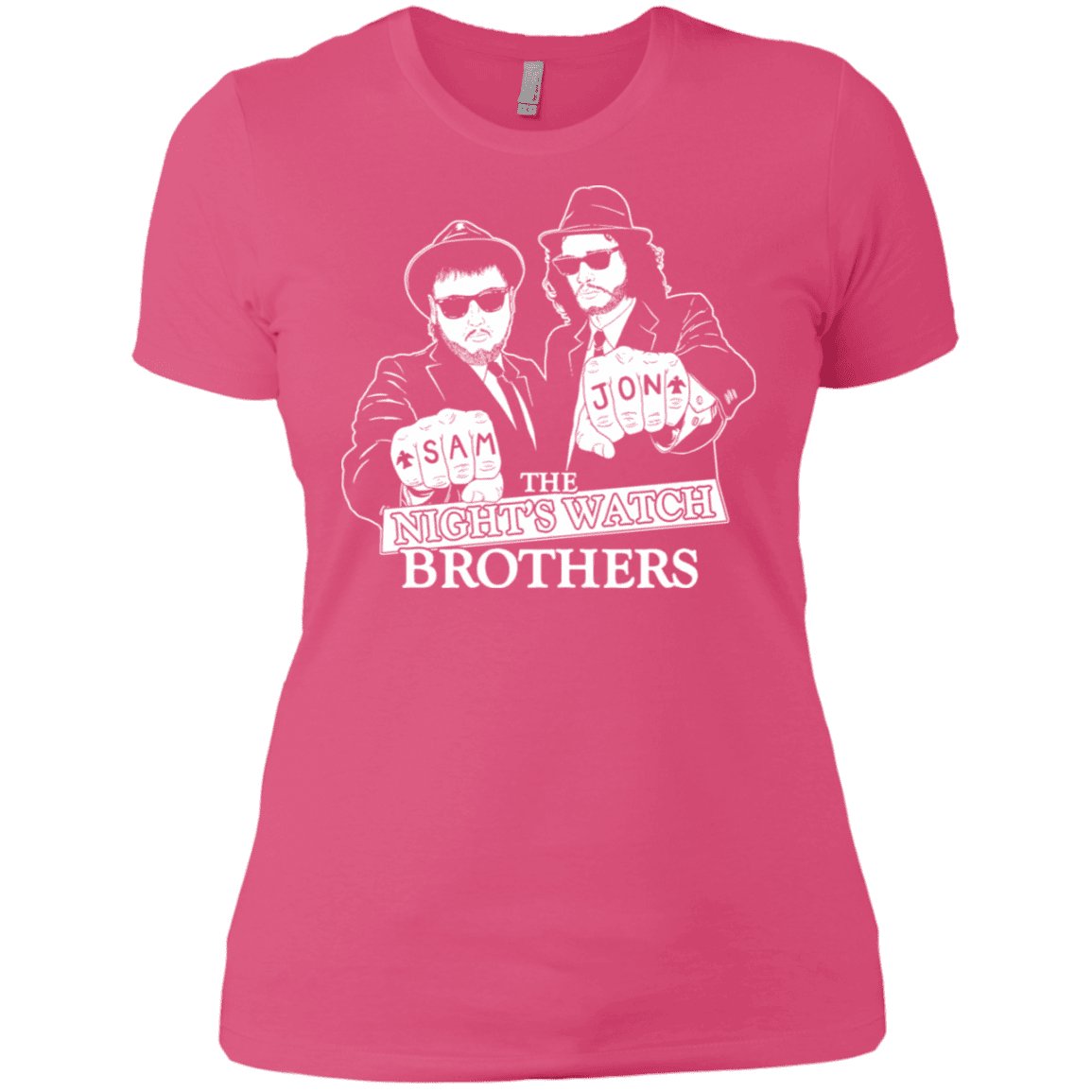 T-Shirts Hot Pink / X-Small Night Watch Brothers Women's Premium T-Shirt