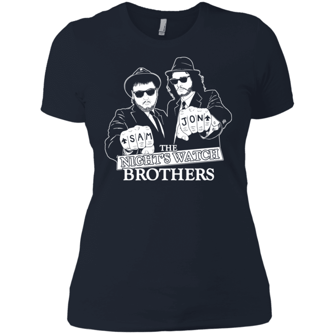 T-Shirts Midnight Navy / X-Small Night Watch Brothers Women's Premium T-Shirt