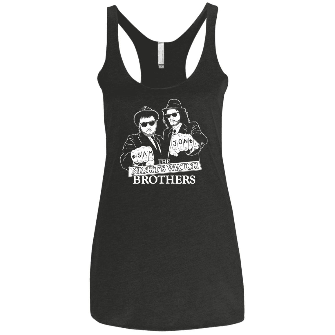 T-Shirts Vintage Black / X-Small Night Watch Brothers Women's Triblend Racerback Tank