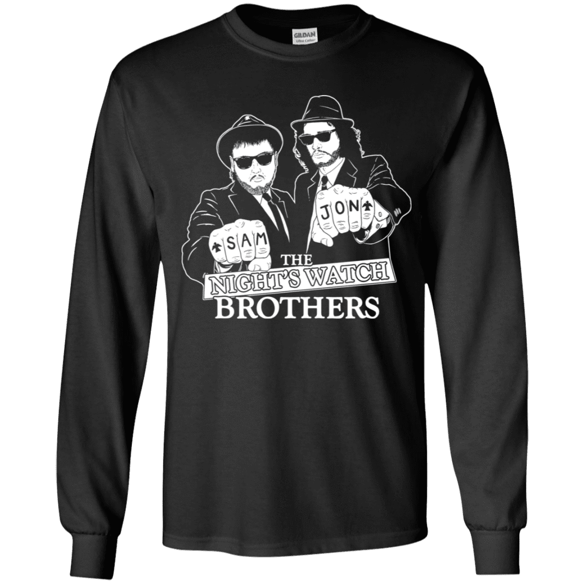 T-Shirts Black / YS Night Watch Brothers Youth Long Sleeve T-Shirt