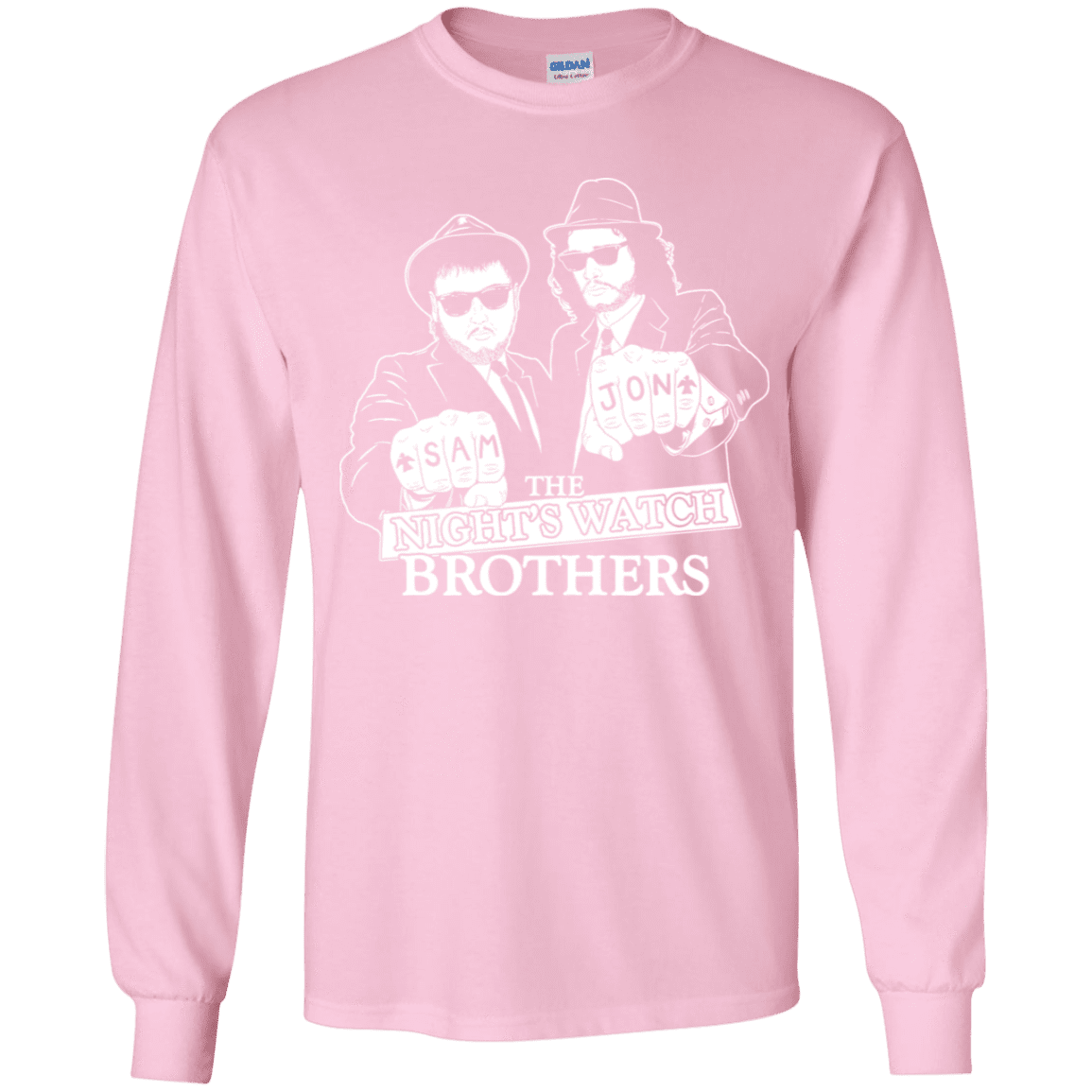 T-Shirts Light Pink / YS Night Watch Brothers Youth Long Sleeve T-Shirt