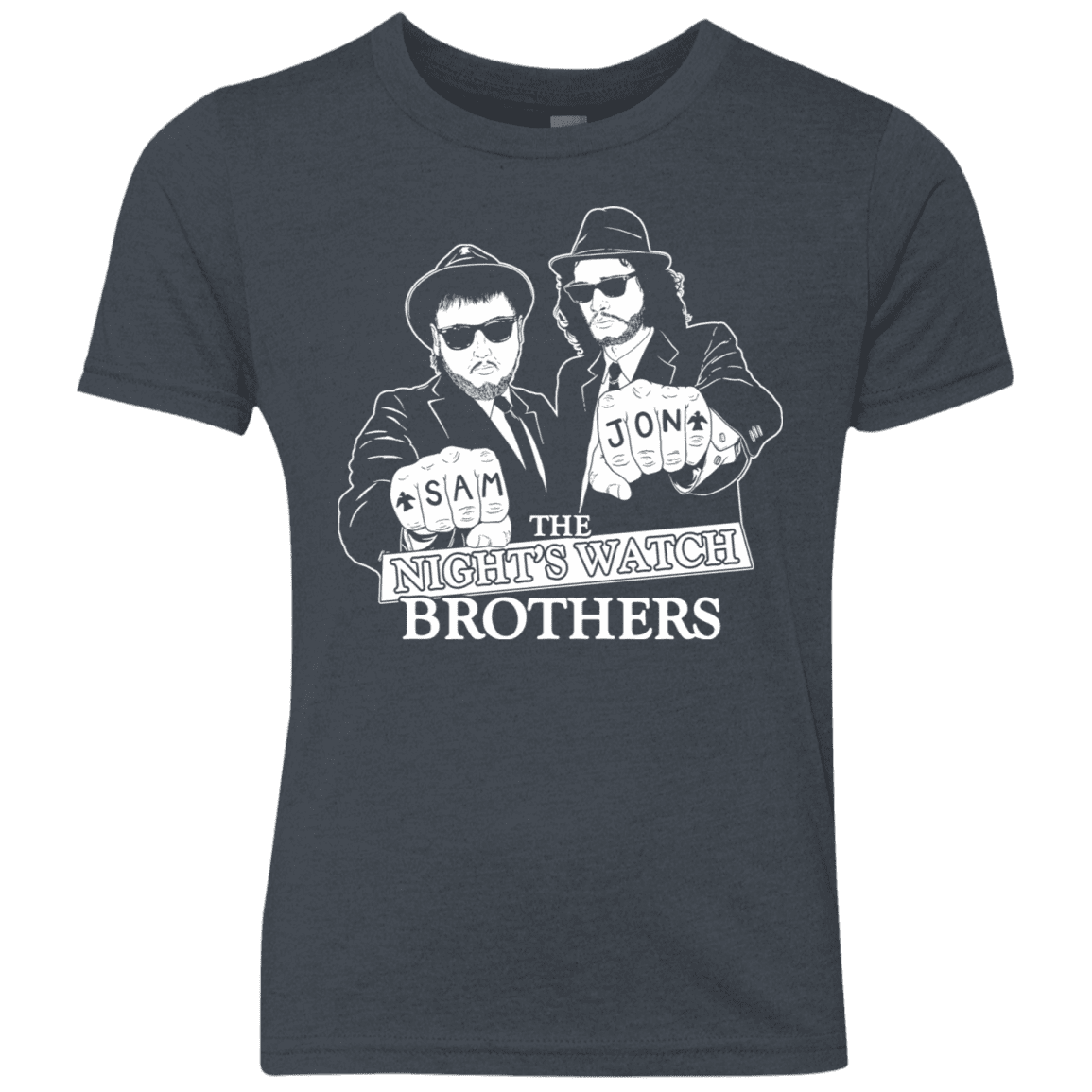 T-Shirts Vintage Navy / YXS Night Watch Brothers Youth Triblend T-Shirt