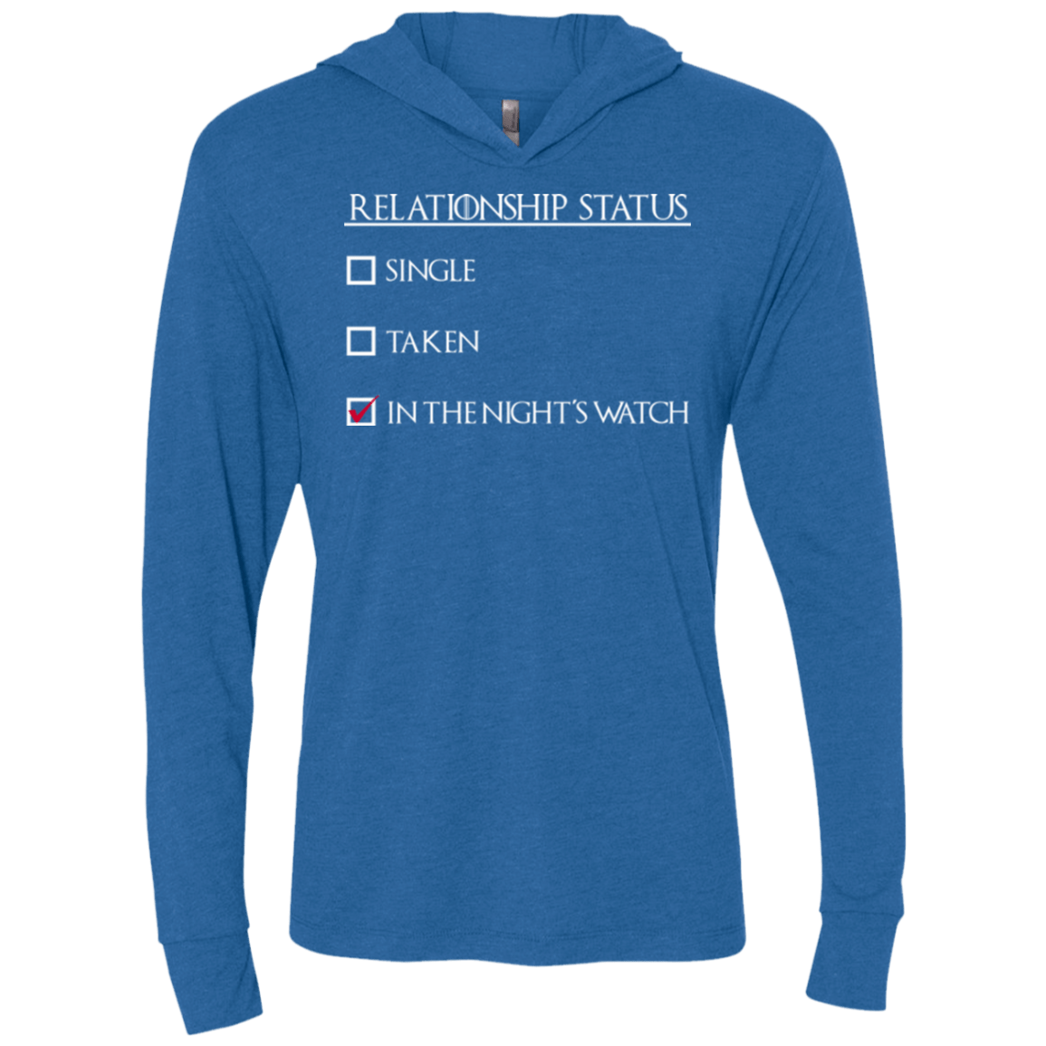 T-Shirts Vintage Royal / X-Small Night watchs Triblend Long Sleeve Hoodie Tee
