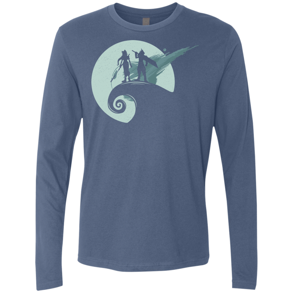 T-Shirts Indigo / Small Nightmare Before Fantasy Men's Premium Long Sleeve