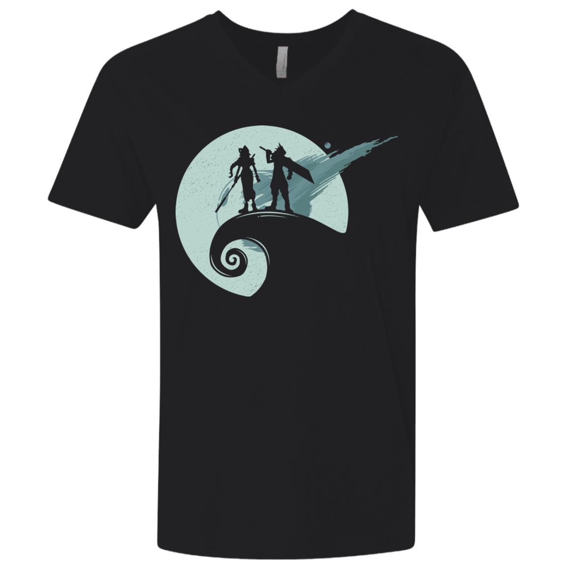 T-Shirts Black / X-Small Nightmare Before Fantasy Men's Premium V-Neck