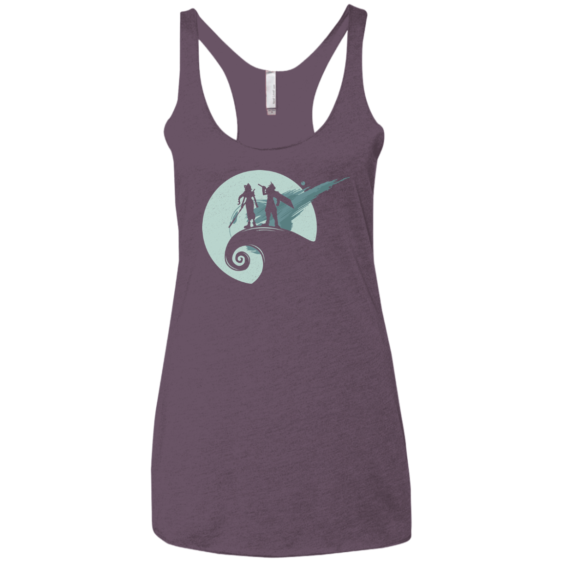 T-Shirts Vintage Purple / X-Small Nightmare Before Fantasy Women's Triblend Racerback Tank