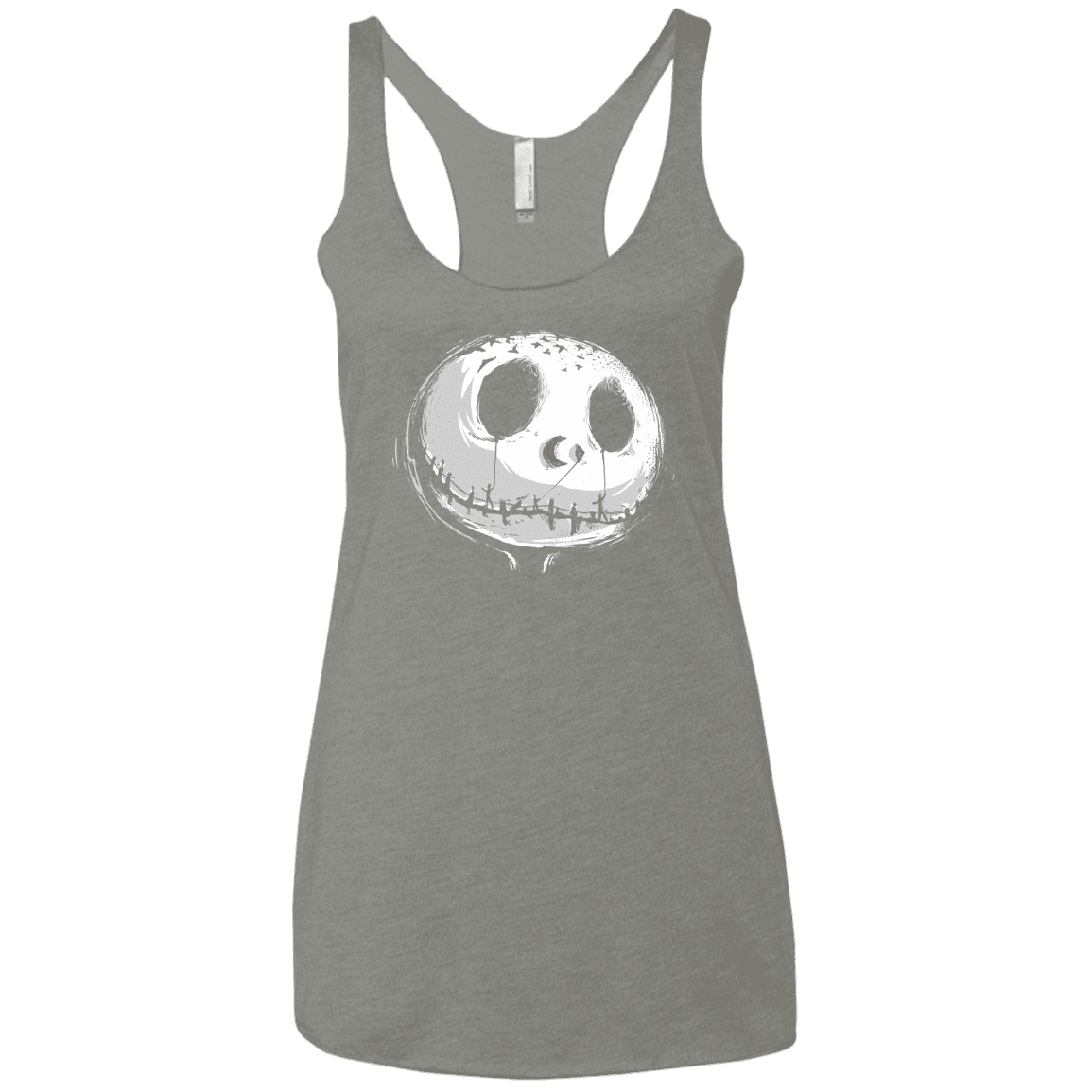 T-Shirts Venetian Grey / X-Small Nightmare Women's Triblend Racerback Tank
