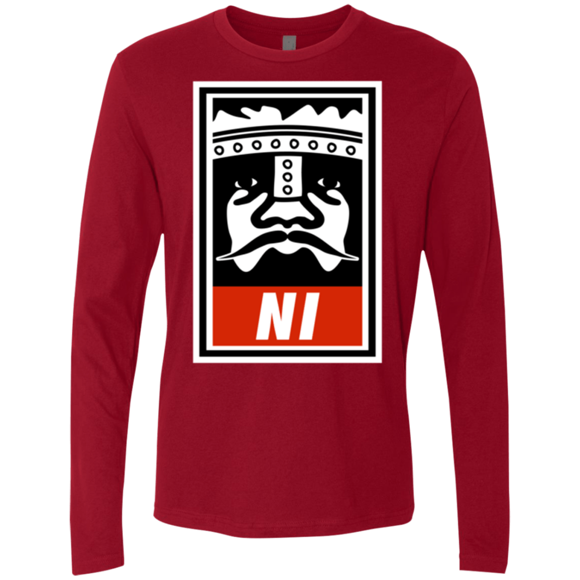 T-Shirts Cardinal / Small Niid to Obey Men's Premium Long Sleeve