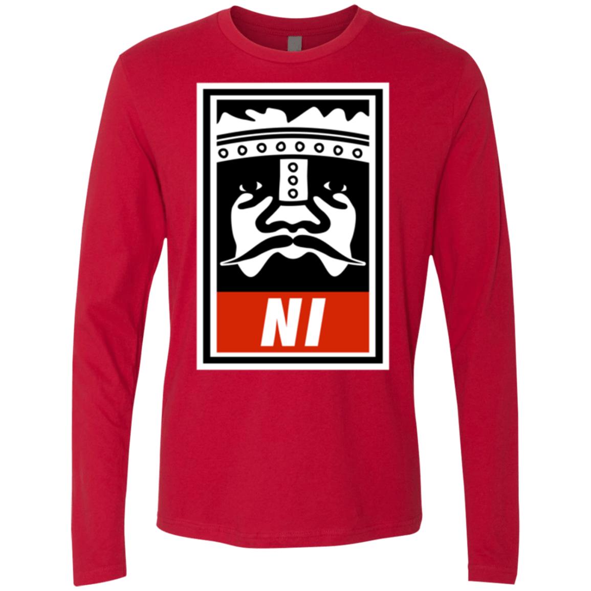 T-Shirts Red / Small Niid to Obey Men's Premium Long Sleeve