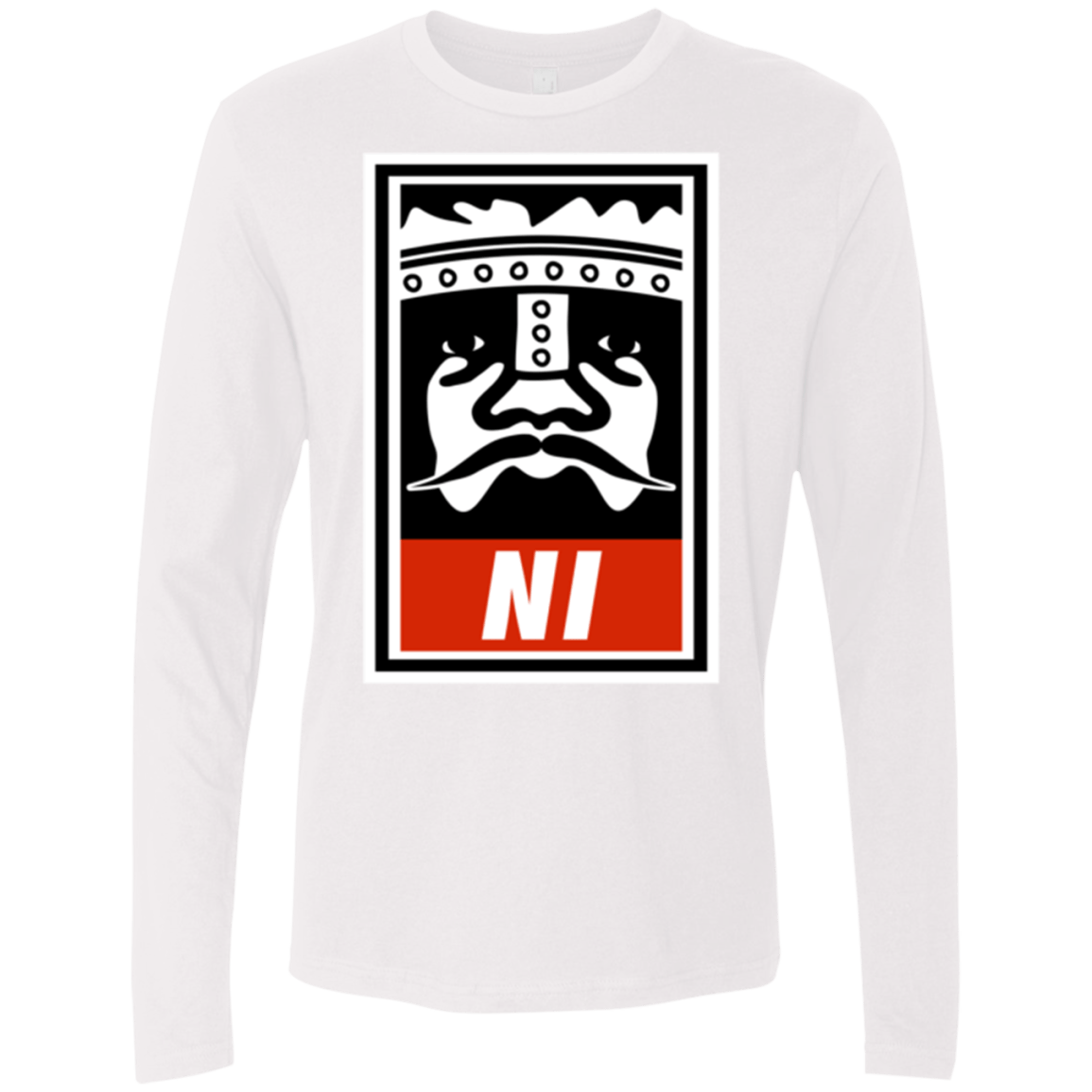T-Shirts White / Small Niid to Obey Men's Premium Long Sleeve