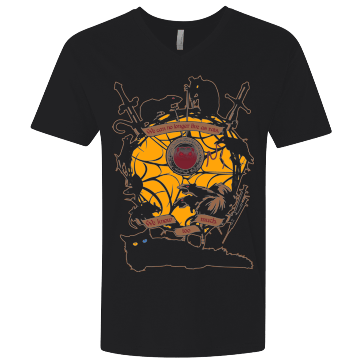 T-Shirts Black / X-Small NIMH Men's Premium V-Neck
