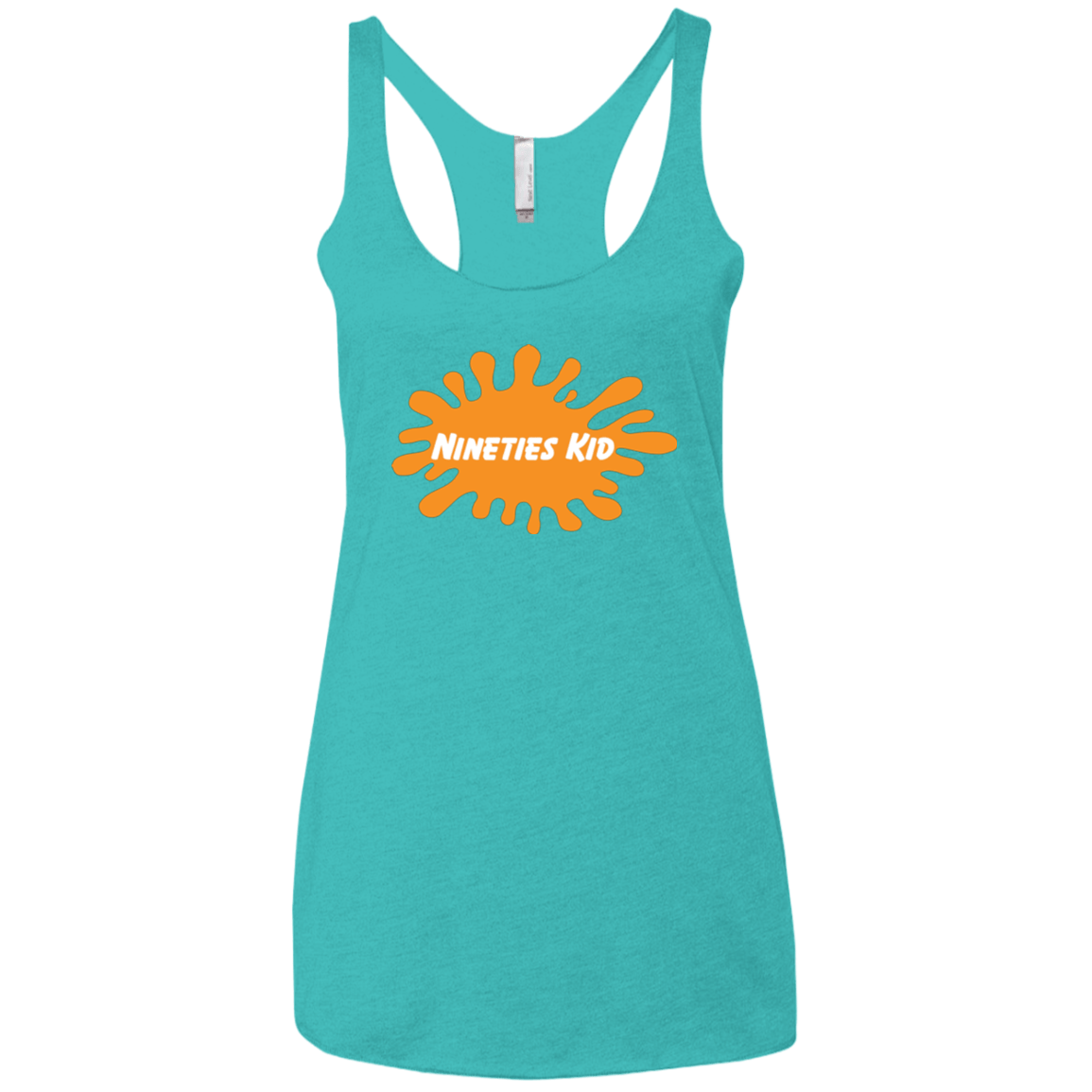 T-Shirts Tahiti Blue / X-Small Nineties Kid Women's Triblend Racerback Tank