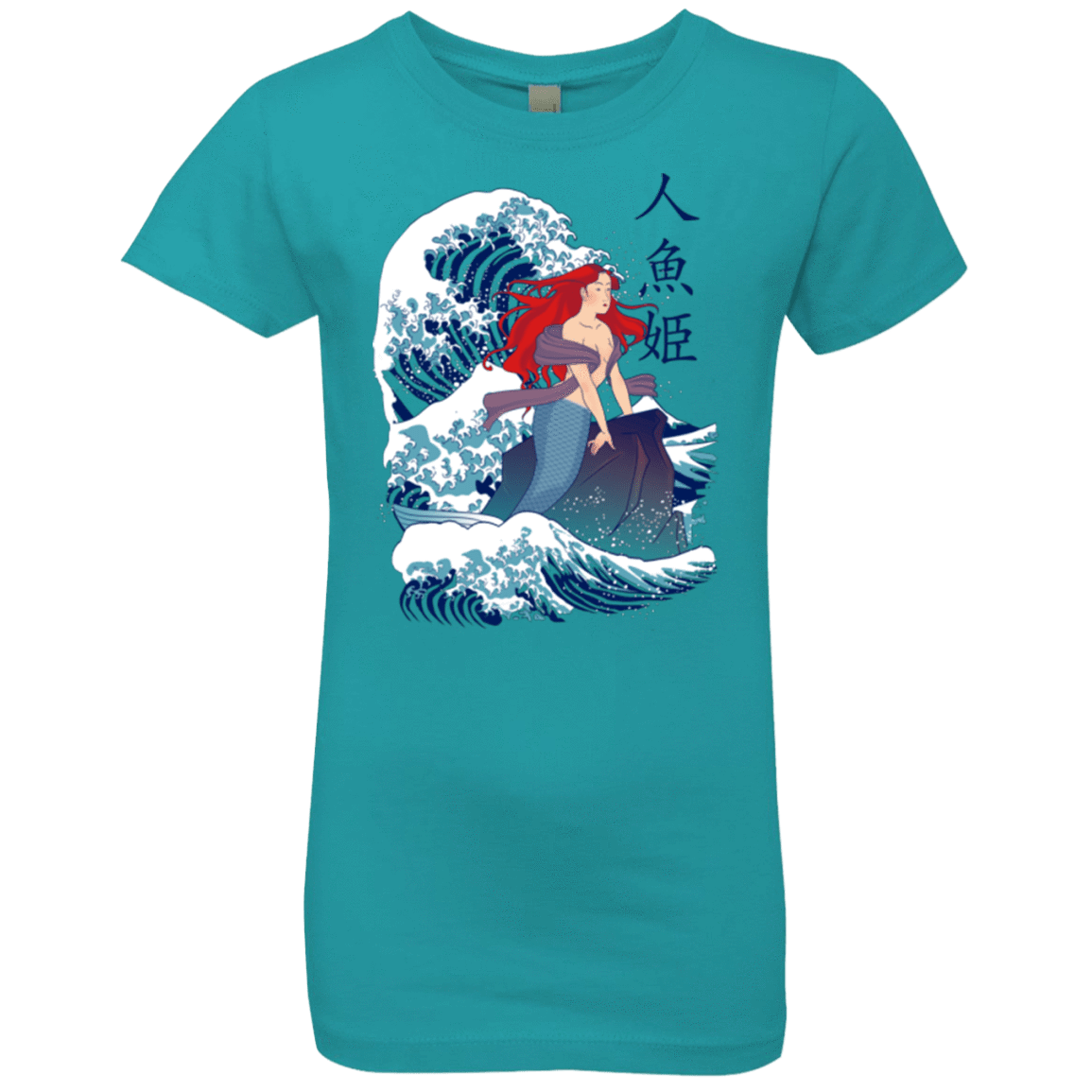 T-Shirts Tahiti Blue / YXS Ningyo Hime Girls Premium T-Shirt