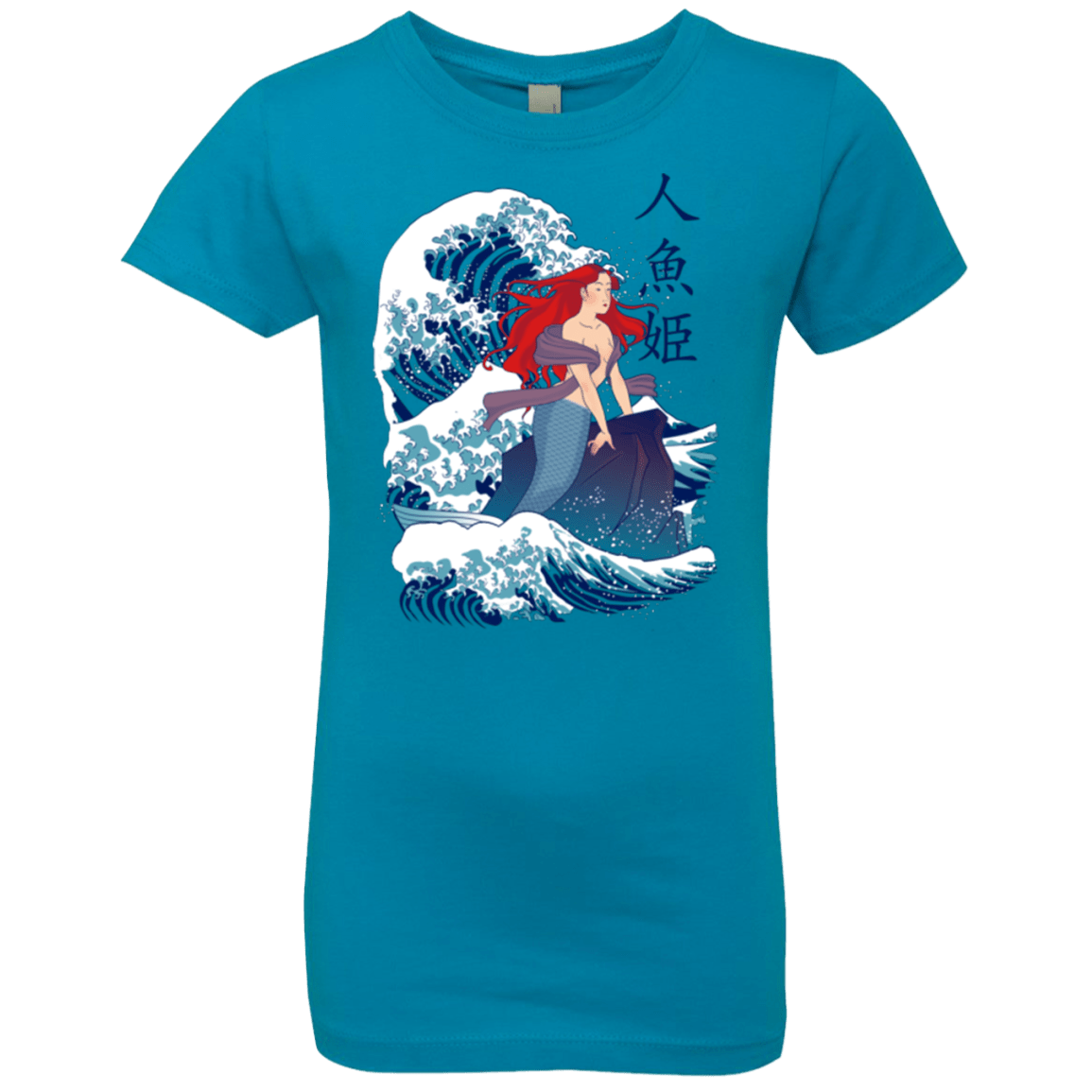 T-Shirts Turquoise / YXS Ningyo Hime Girls Premium T-Shirt