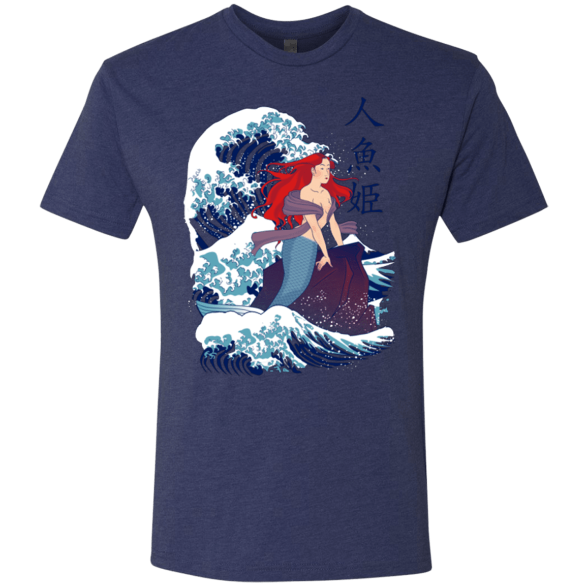 T-Shirts Vintage Navy / Small Ningyo Hime Men's Triblend T-Shirt