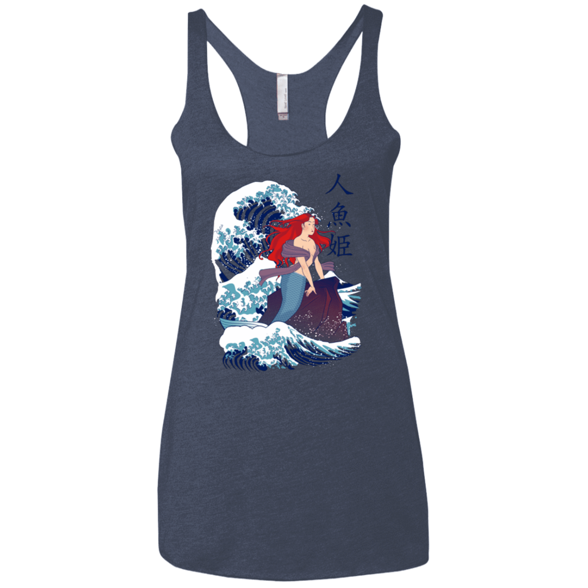 T-Shirts Vintage Navy / X-Small Ningyo Hime Women's Triblend Racerback Tank