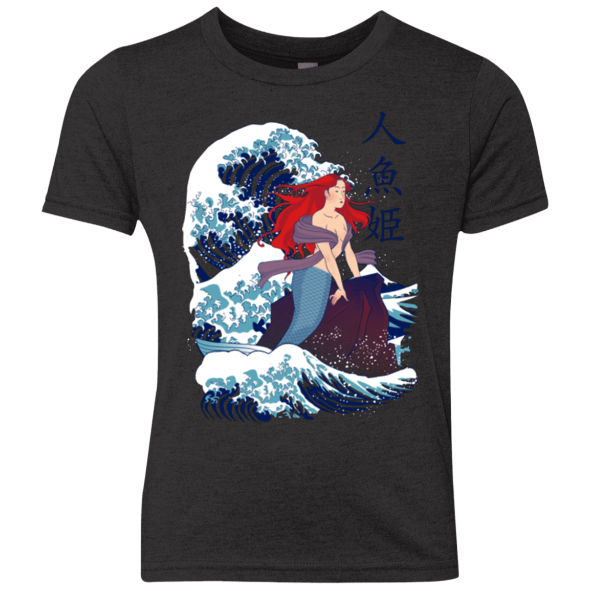 T-Shirts Vintage Black / YXS Ningyo Hime Youth Triblend T-Shirt