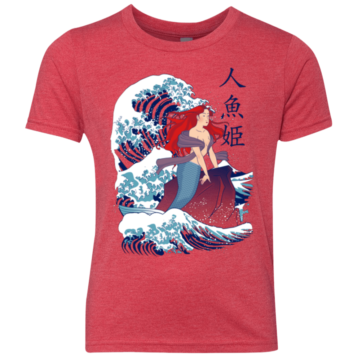 T-Shirts Vintage Red / YXS Ningyo Hime Youth Triblend T-Shirt