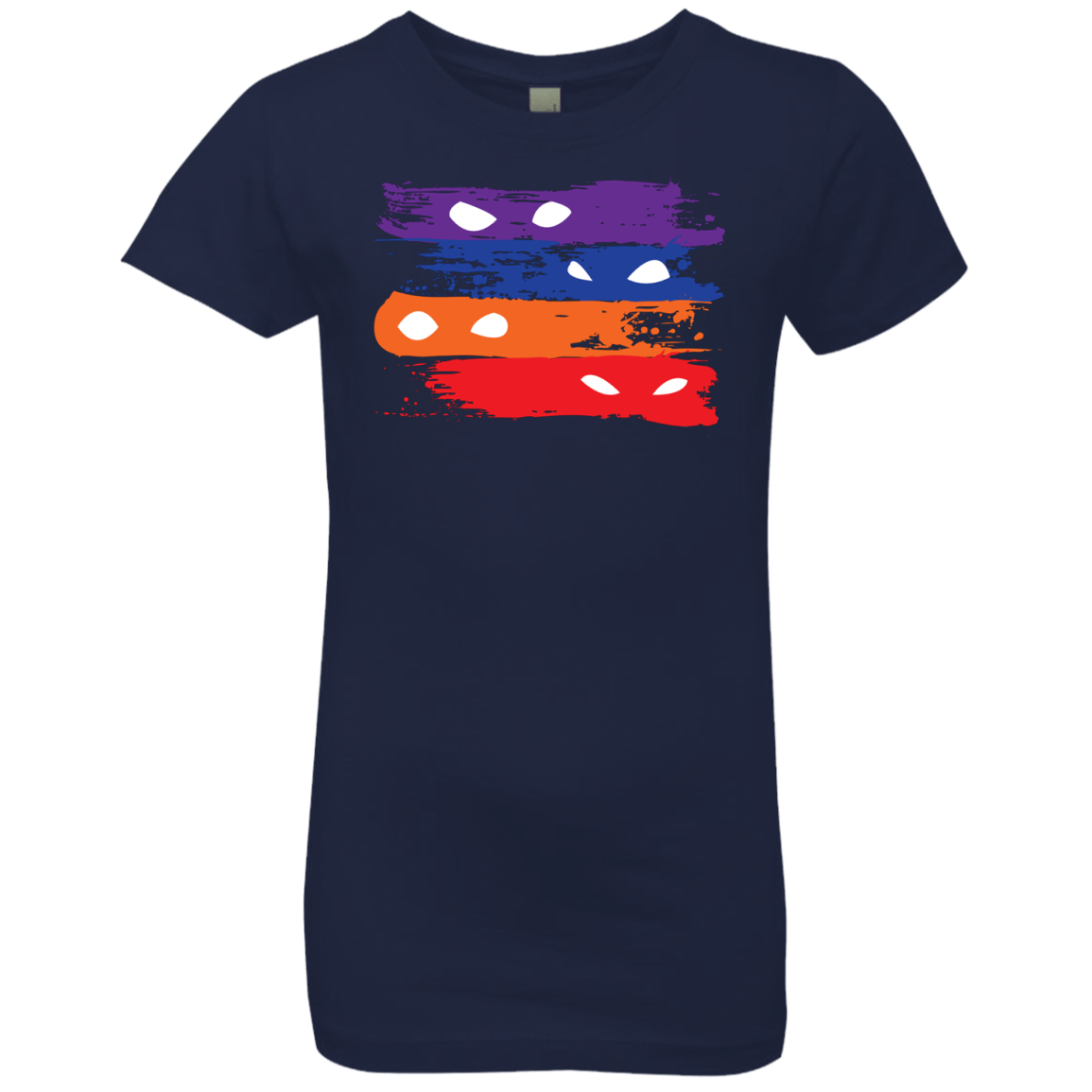 T-Shirts Midnight Navy / YXS Ninja Flag Girls Premium T-Shirt