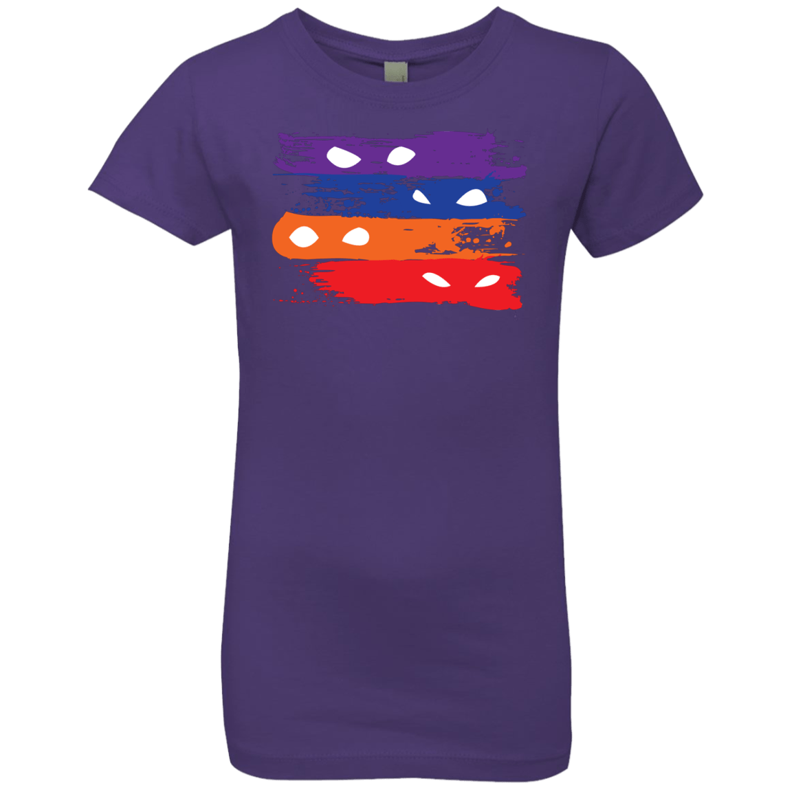 T-Shirts Purple Rush / YXS Ninja Flag Girls Premium T-Shirt