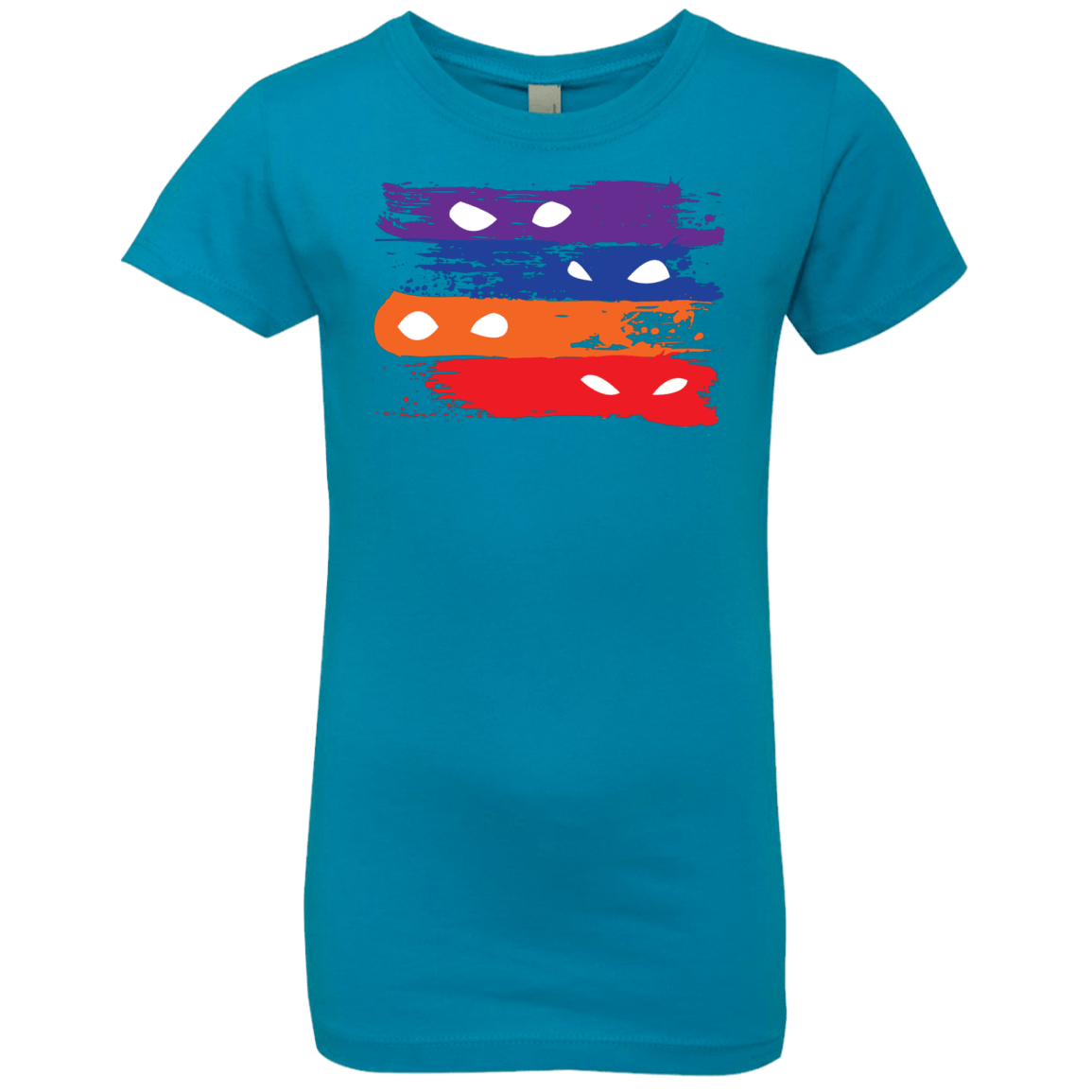 T-Shirts Turquoise / YXS Ninja Flag Girls Premium T-Shirt