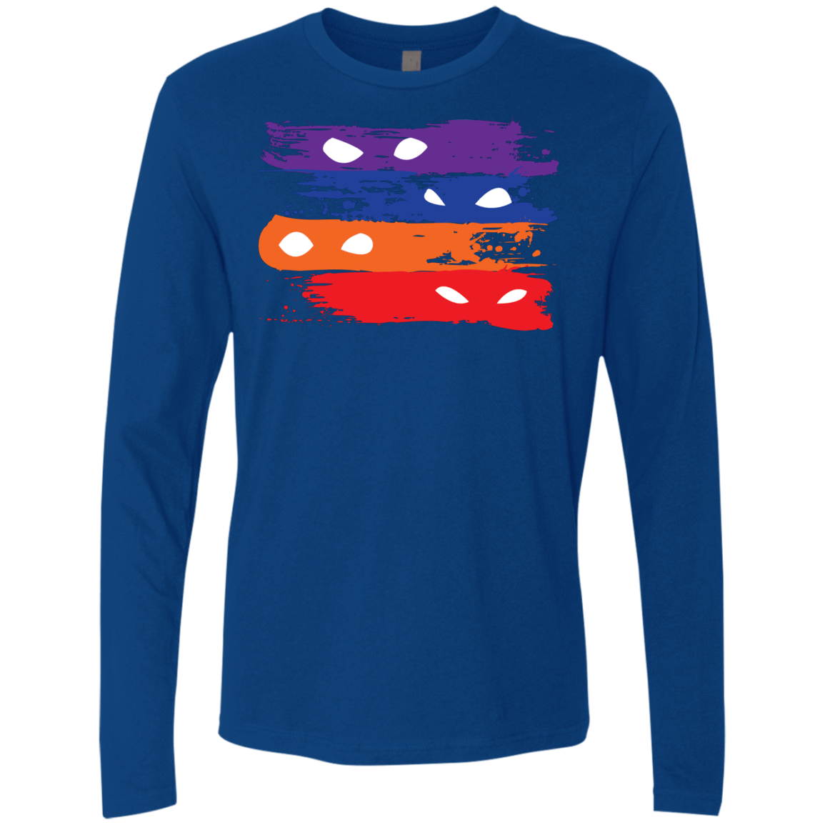 T-Shirts Royal / S Ninja Flag Men's Premium Long Sleeve