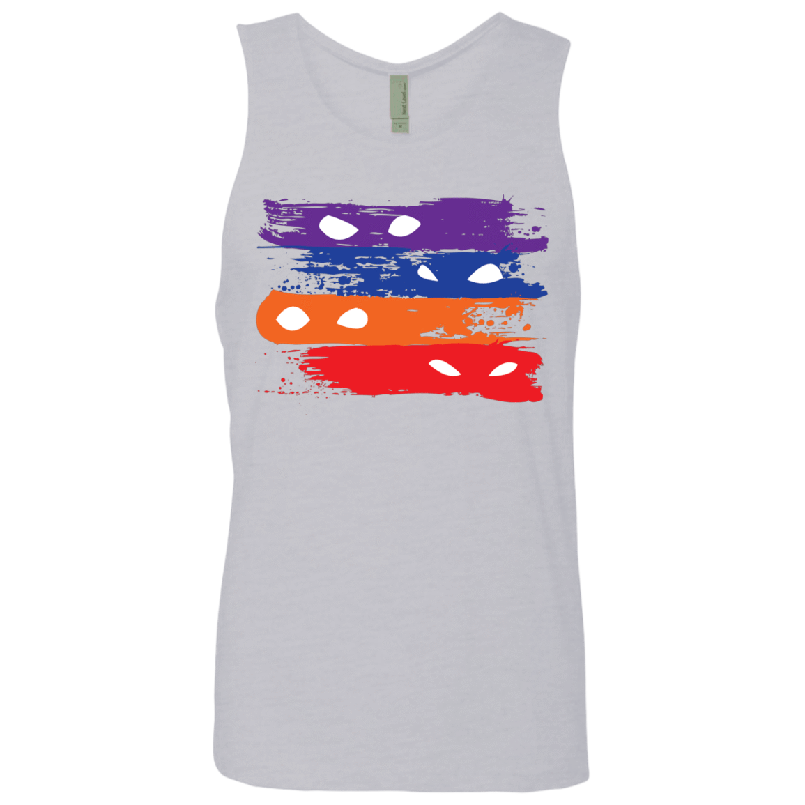 T-Shirts Heather Grey / S Ninja Flag Men's Premium Tank Top
