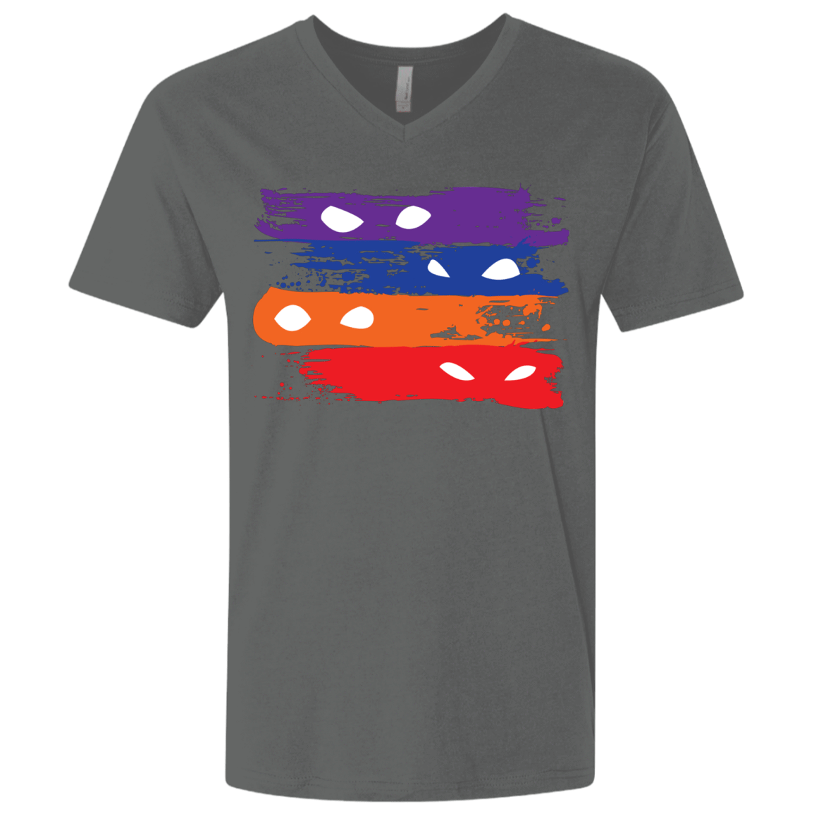 T-Shirts Heavy Metal / X-Small Ninja Flag Men's Premium V-Neck