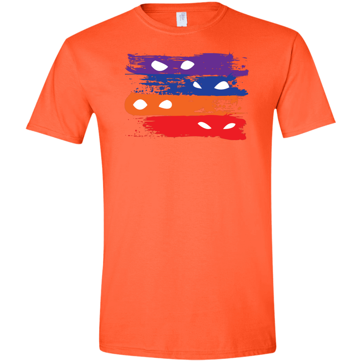 T-Shirts Orange / S Ninja Flag Men's Semi-Fitted Softstyle