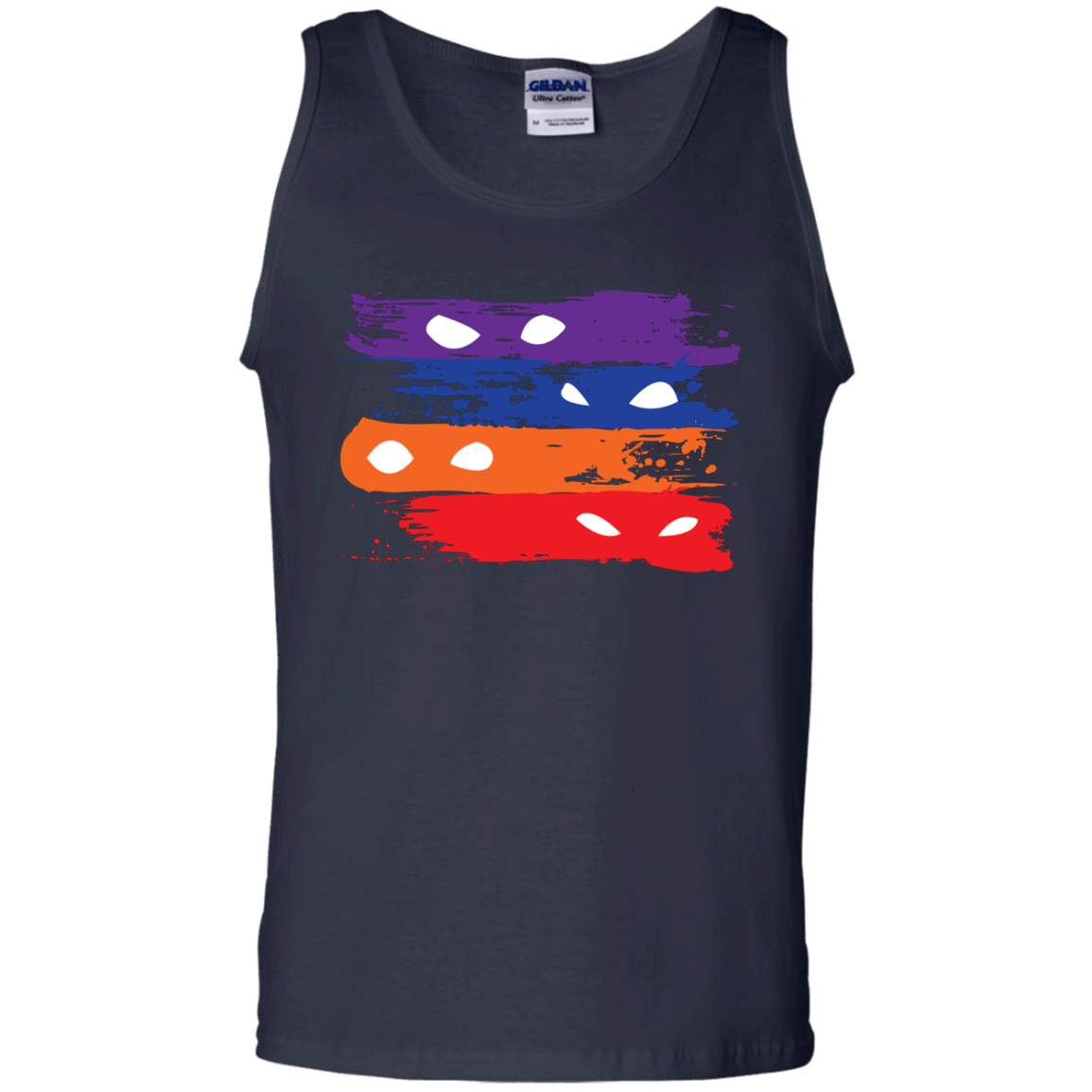 T-Shirts Navy / S Ninja Flag Men's Tank Top